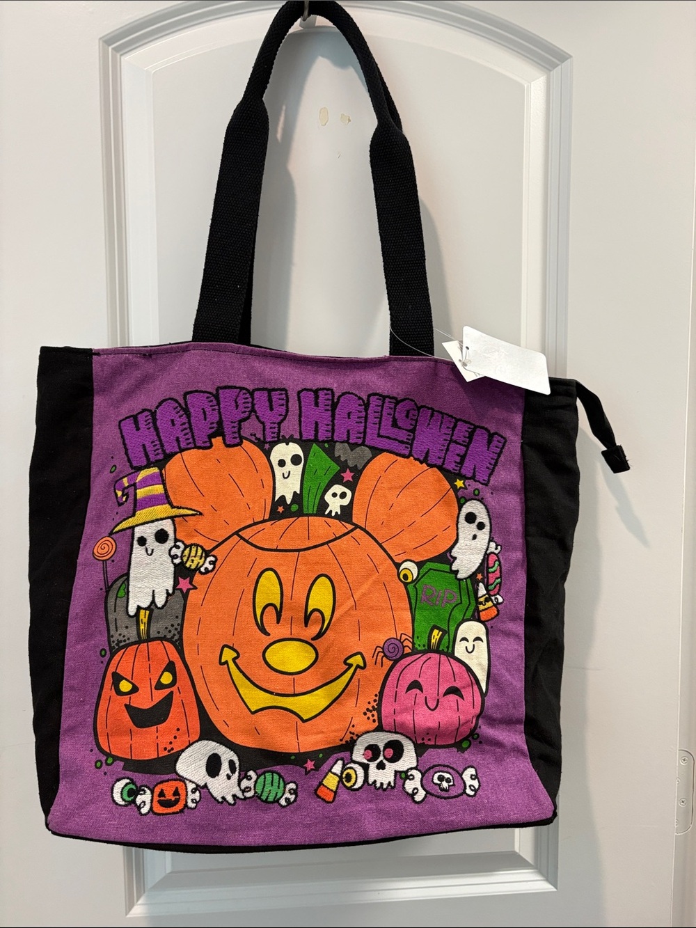 NWT Disney Happy Halloween Pumpkin Tote Bag - 2022 Collection